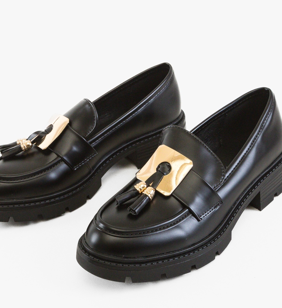 Pantofi Casual Dama Ymyne Negri – Confort & Stil - imagine 2