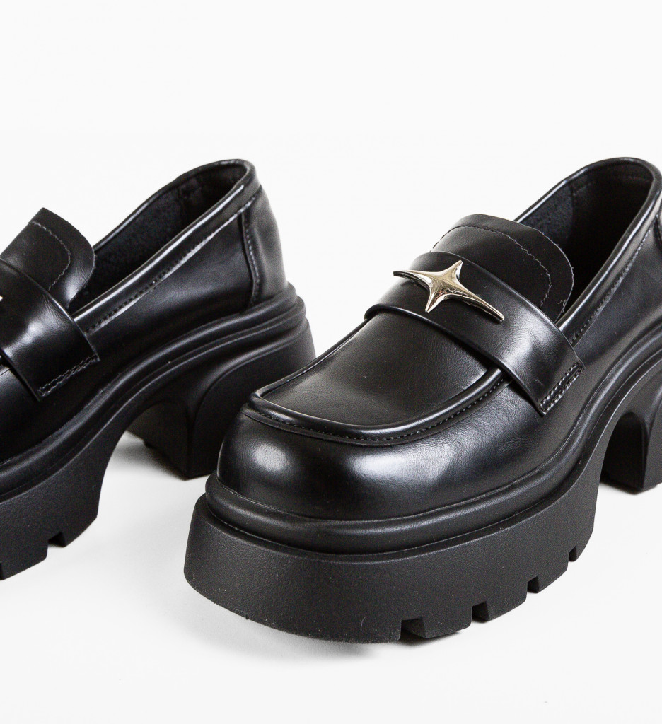 Pantofi Casual Dama Stelar Negri - Confort și Stil - imagine 7