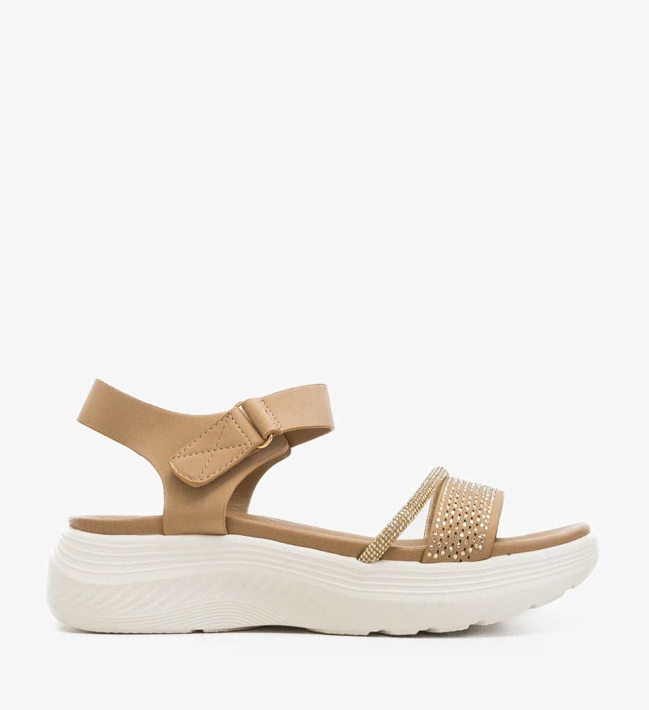 Sandale Dama Preton Khaki Elegante si Confortabile - imagine 6