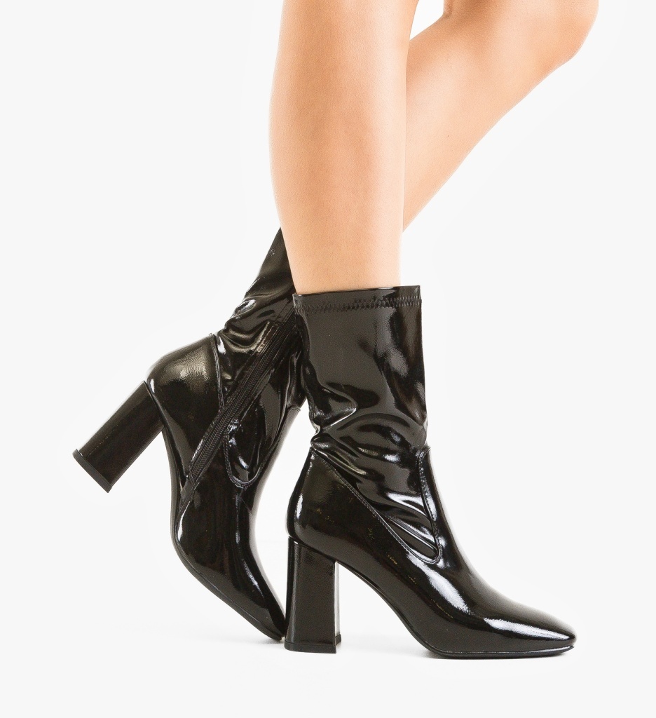 Botine Dama Negre Comode | Model Aust - imagine 6