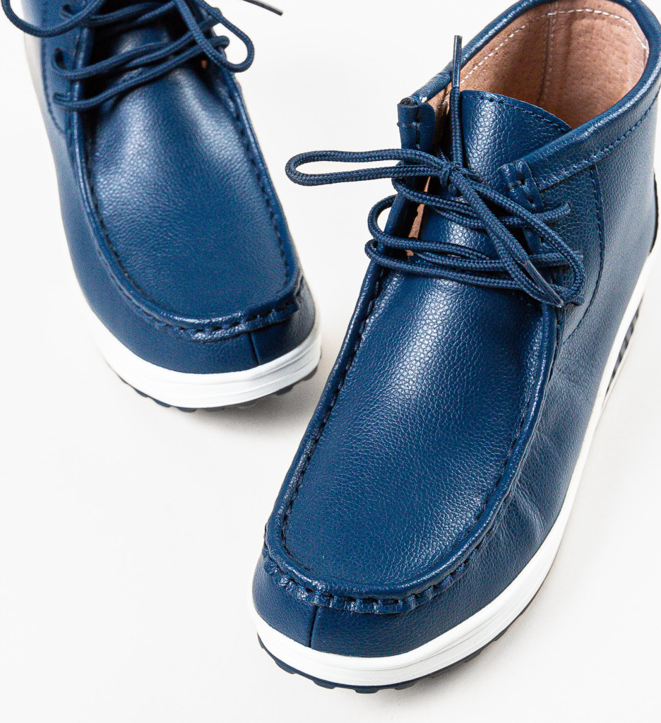 Pantofi Casual Vinto Bleumarin - Confort Stilat - imagine 5