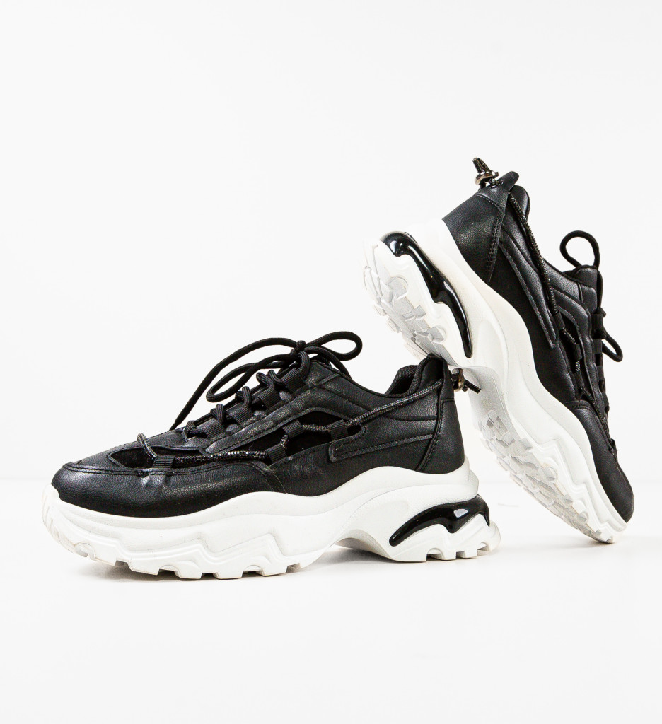Sneakers dama Heathe Negri - Confort Sport - imagine 8