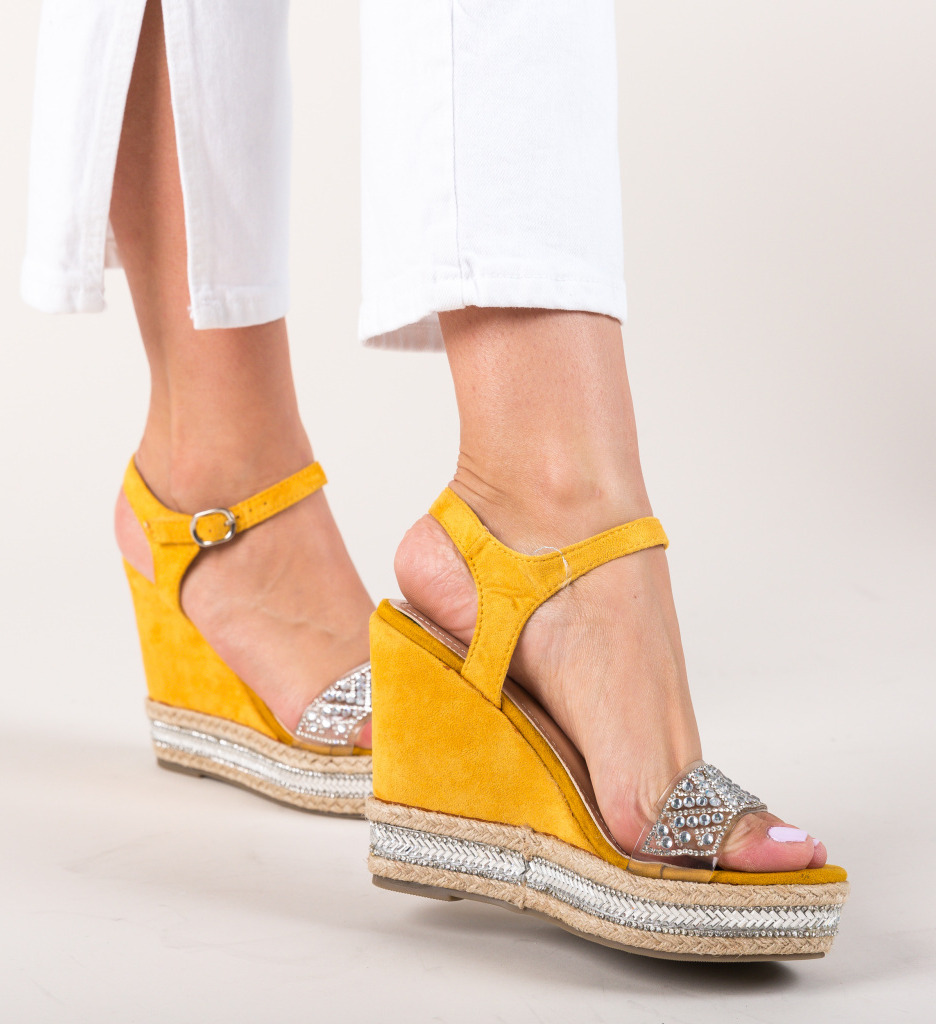 Platforme Sykes Galbene | Stil și Confort - imagine 4