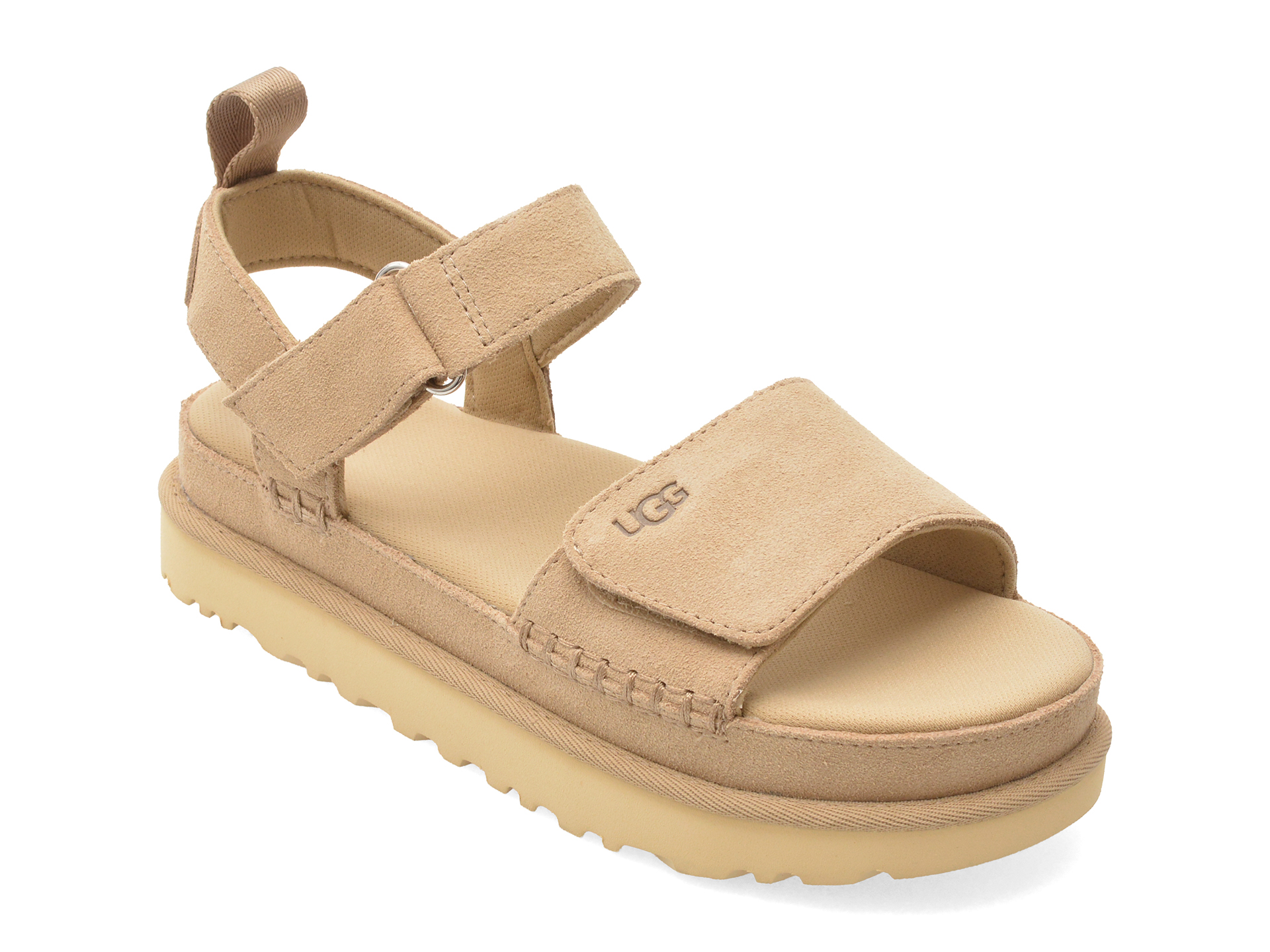 Sandale UGG Gri Piele Intoarsa | Confort Stilat
