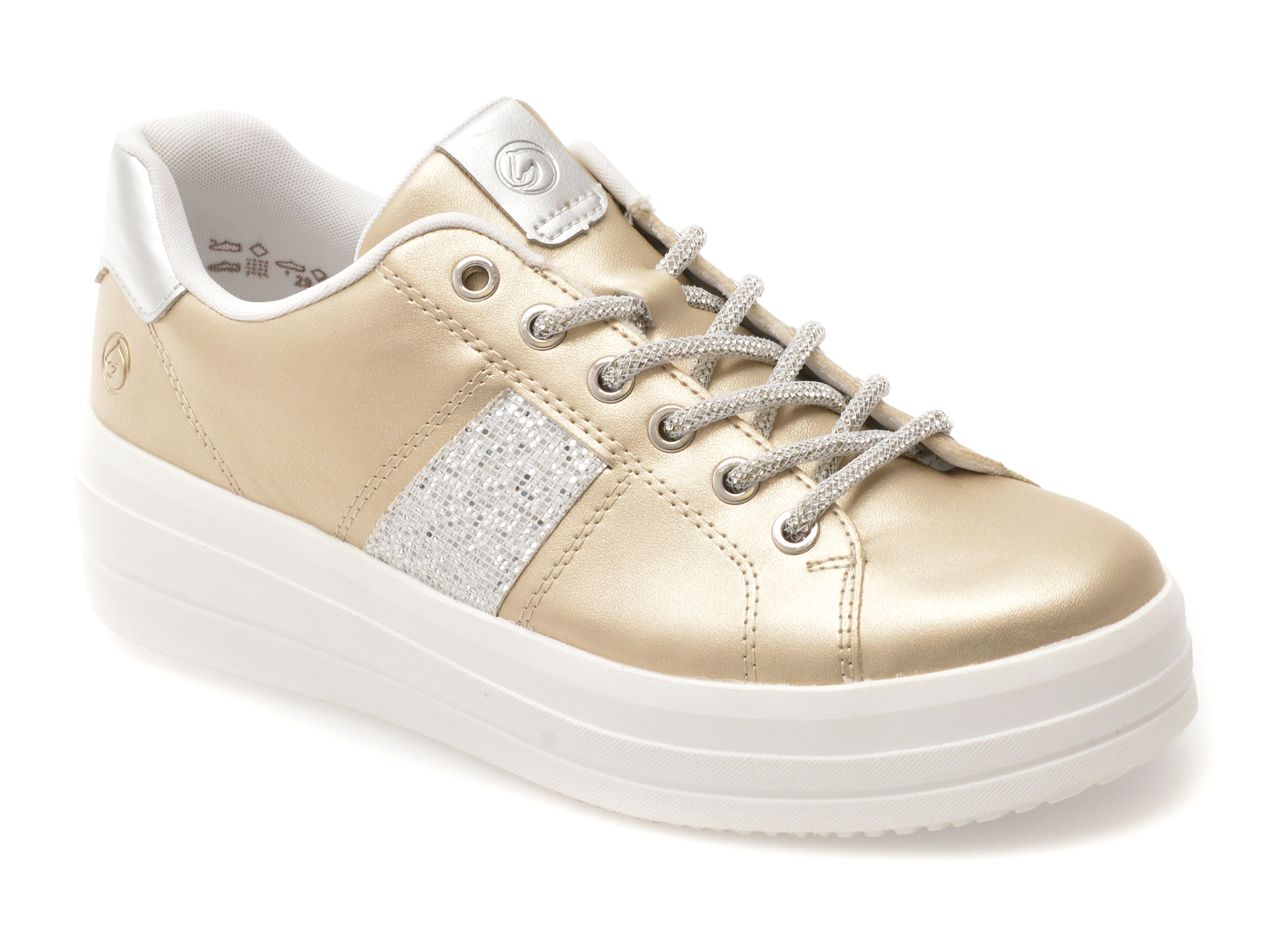 Pantofi Sport Remonte Aurii Confortabili