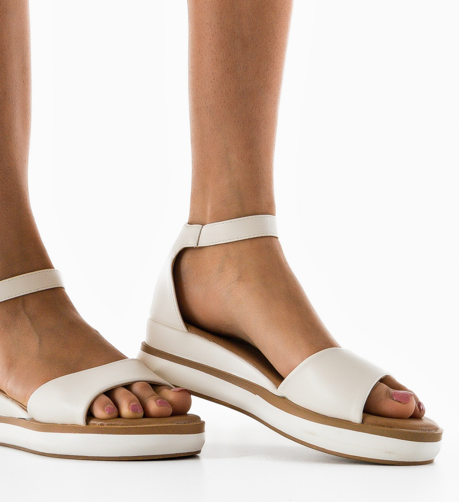 Platforme Dama Albe Volos | Stil si Confort