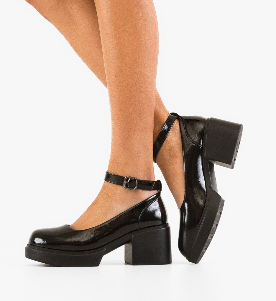 Pantofi dama Grima Negri 2 - Eleganță și Stil - imagine 3