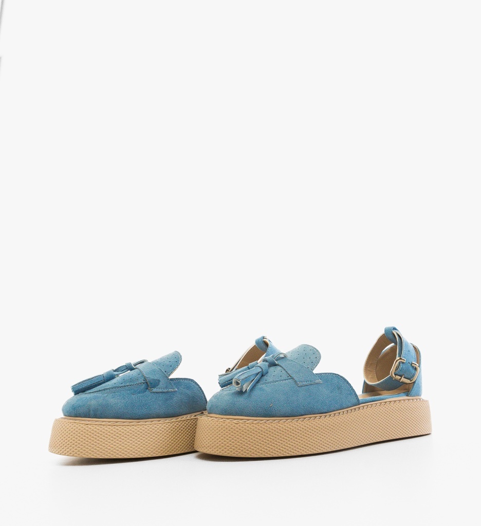 Pantofi Casual Kastor Albastri 2 | Confort Zilnic - imagine 5