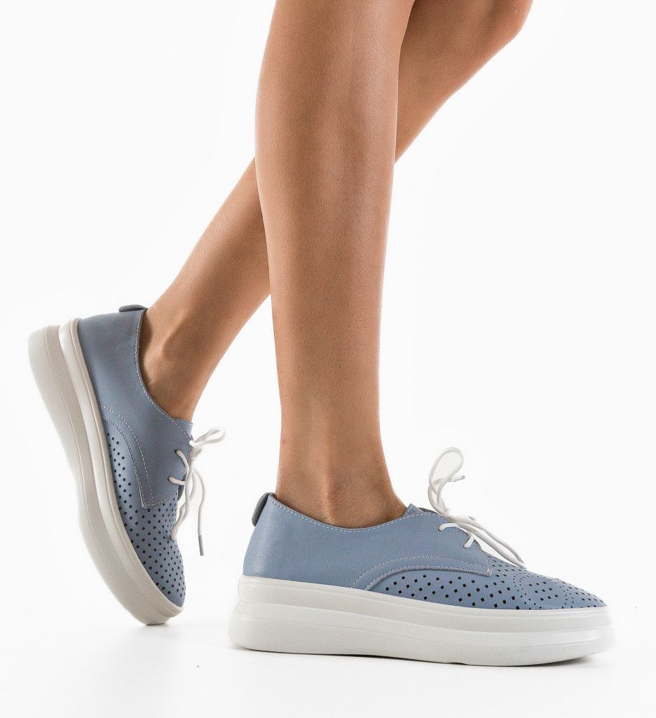 Pantofi Casual Alannah Albastri - Confort și Stil