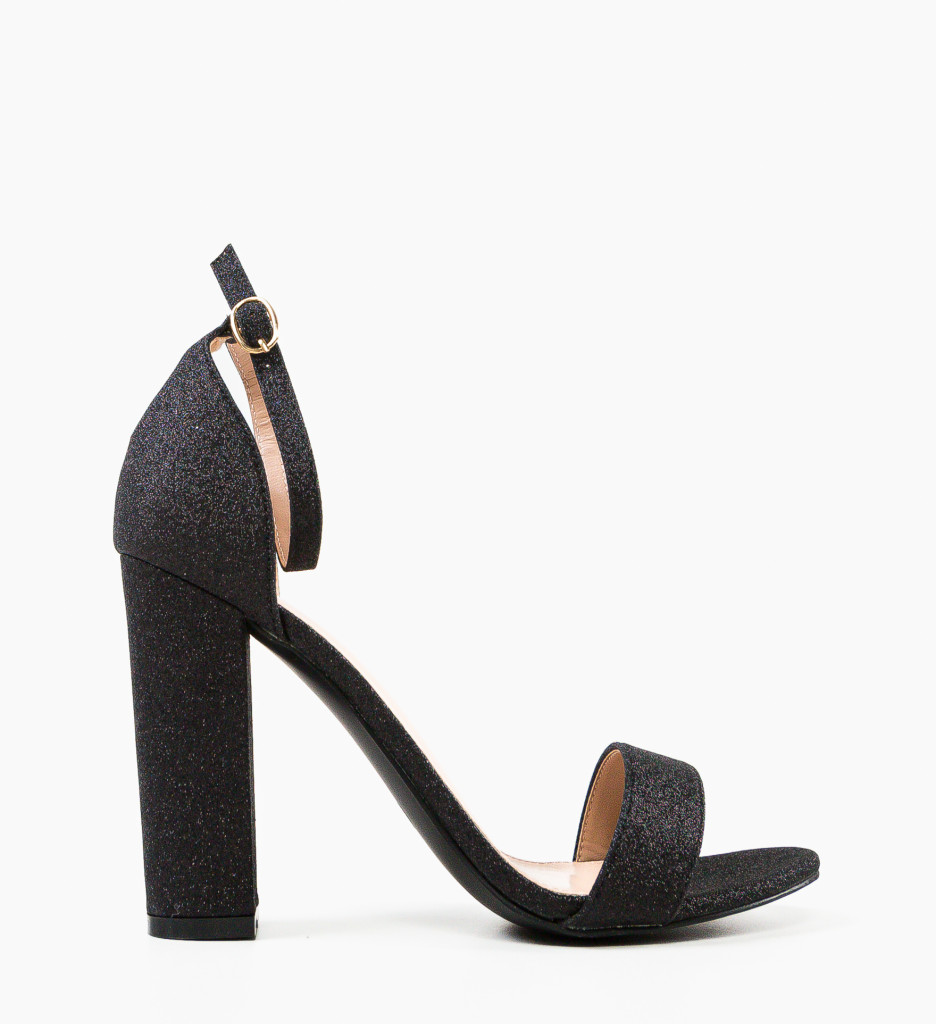 Sandale Toc Velma Negre - Eleganță și Stil
