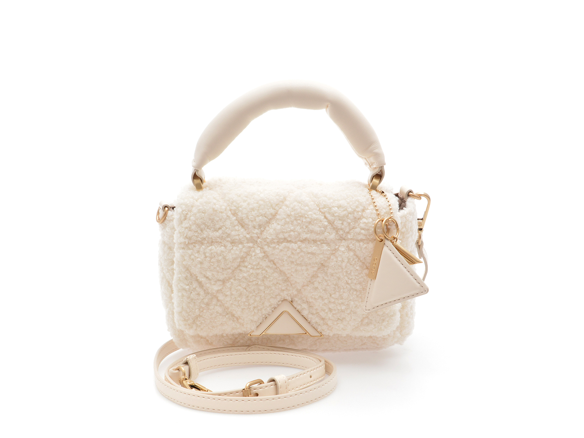 Geanta ALDO Bej Textil TOPLUXE - Eleganta Versatila