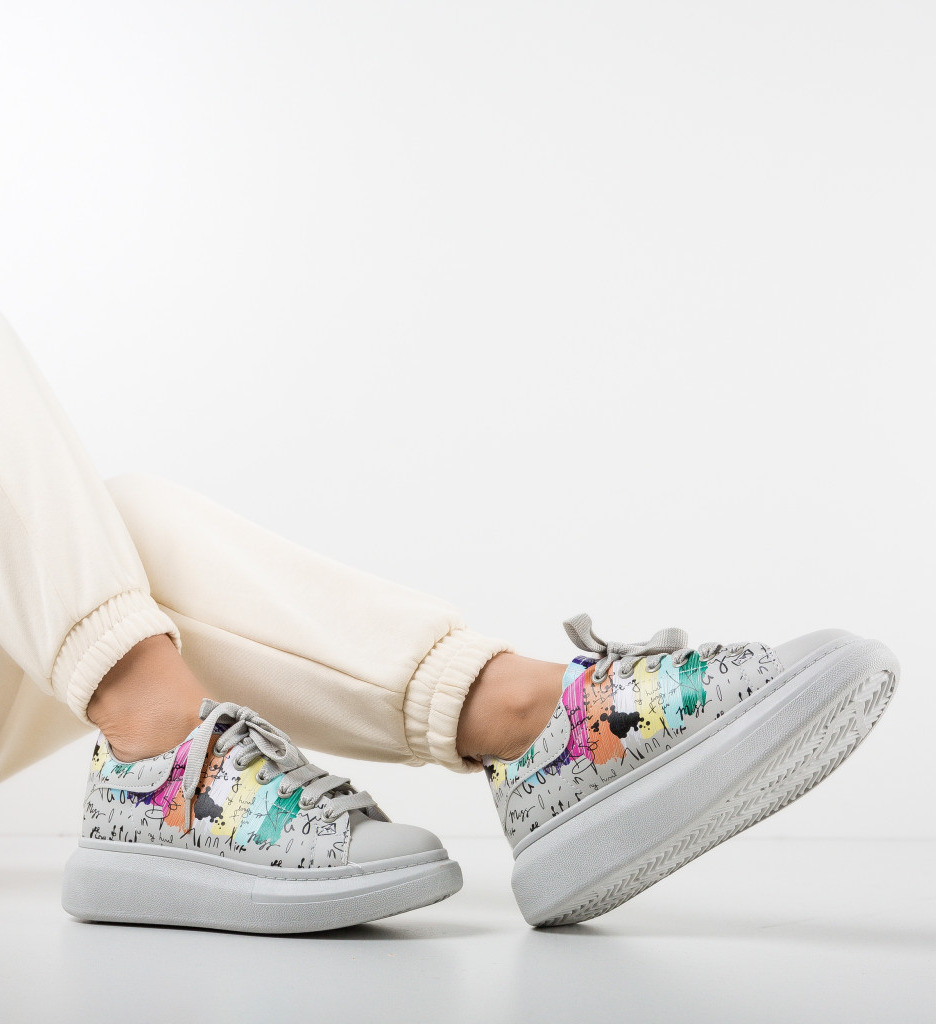 Pantofi Sport Ebona Gri | Confort și Stil - imagine 2