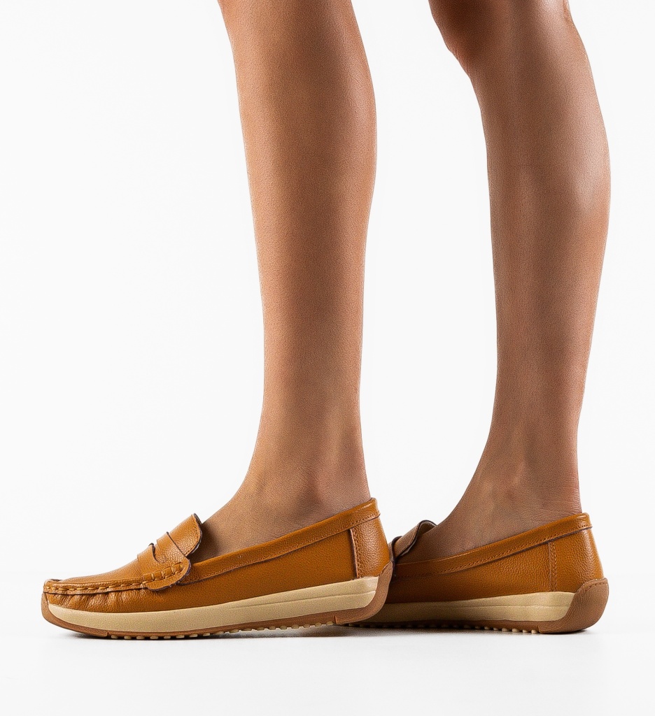 Pantofi Casual Camel - Confort Zilnic Garantat - imagine 3