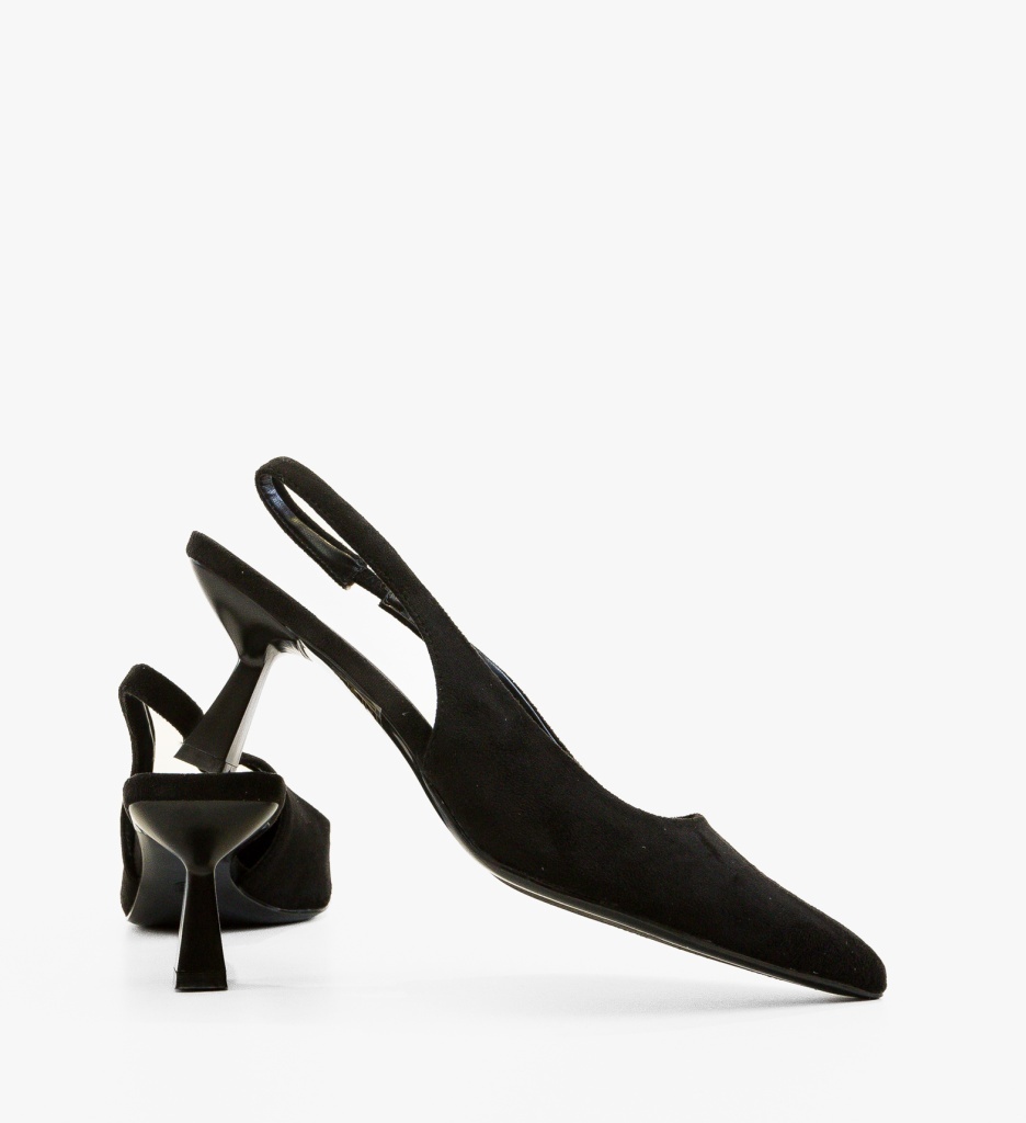 Pantofi Dama Massey Negri cu Toc Eleganți - imagine 3