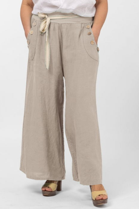 Shopika - Pantaloni In Confortabili Bej
