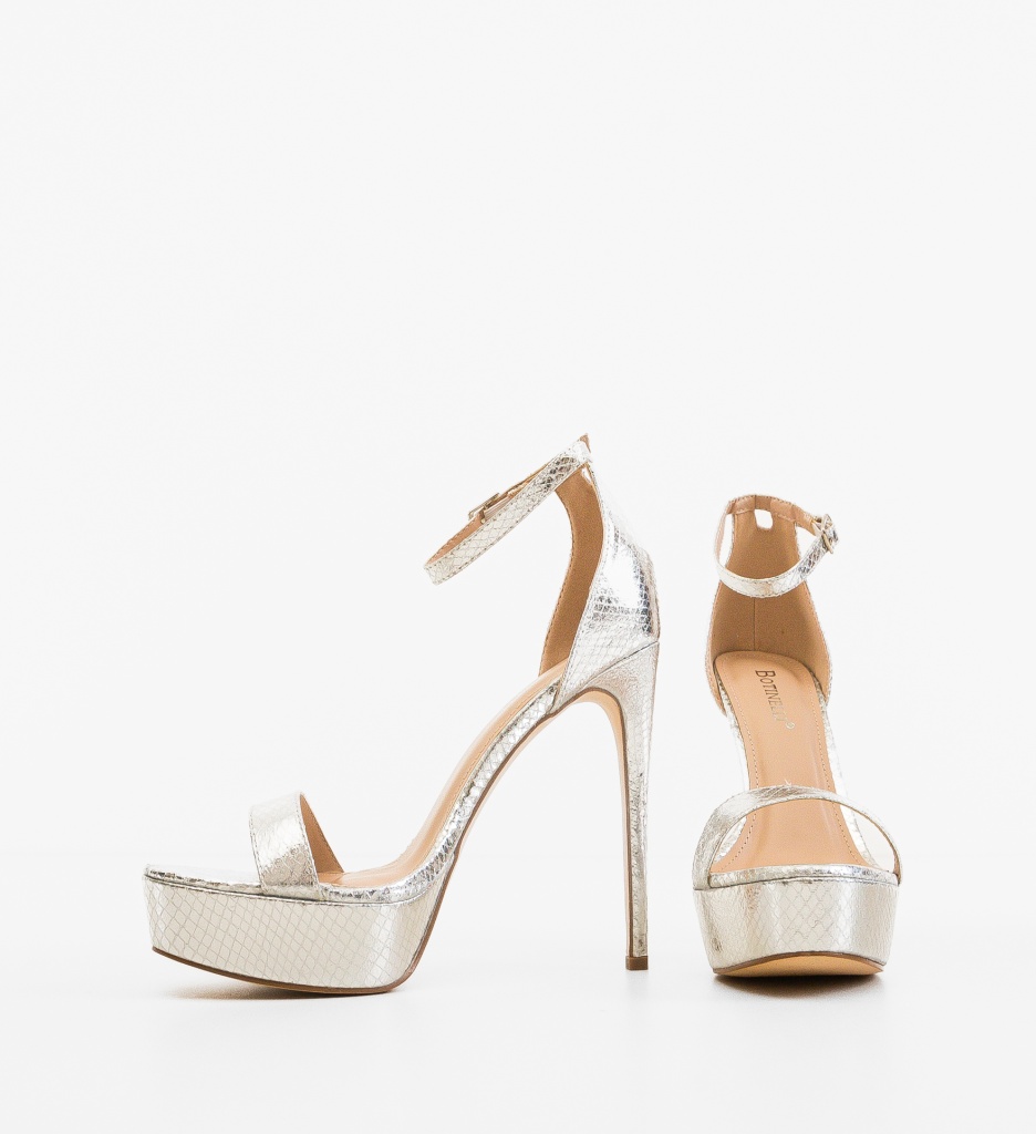 Sandale Dama Alaram Argintii 3 Elegante - imagine 8