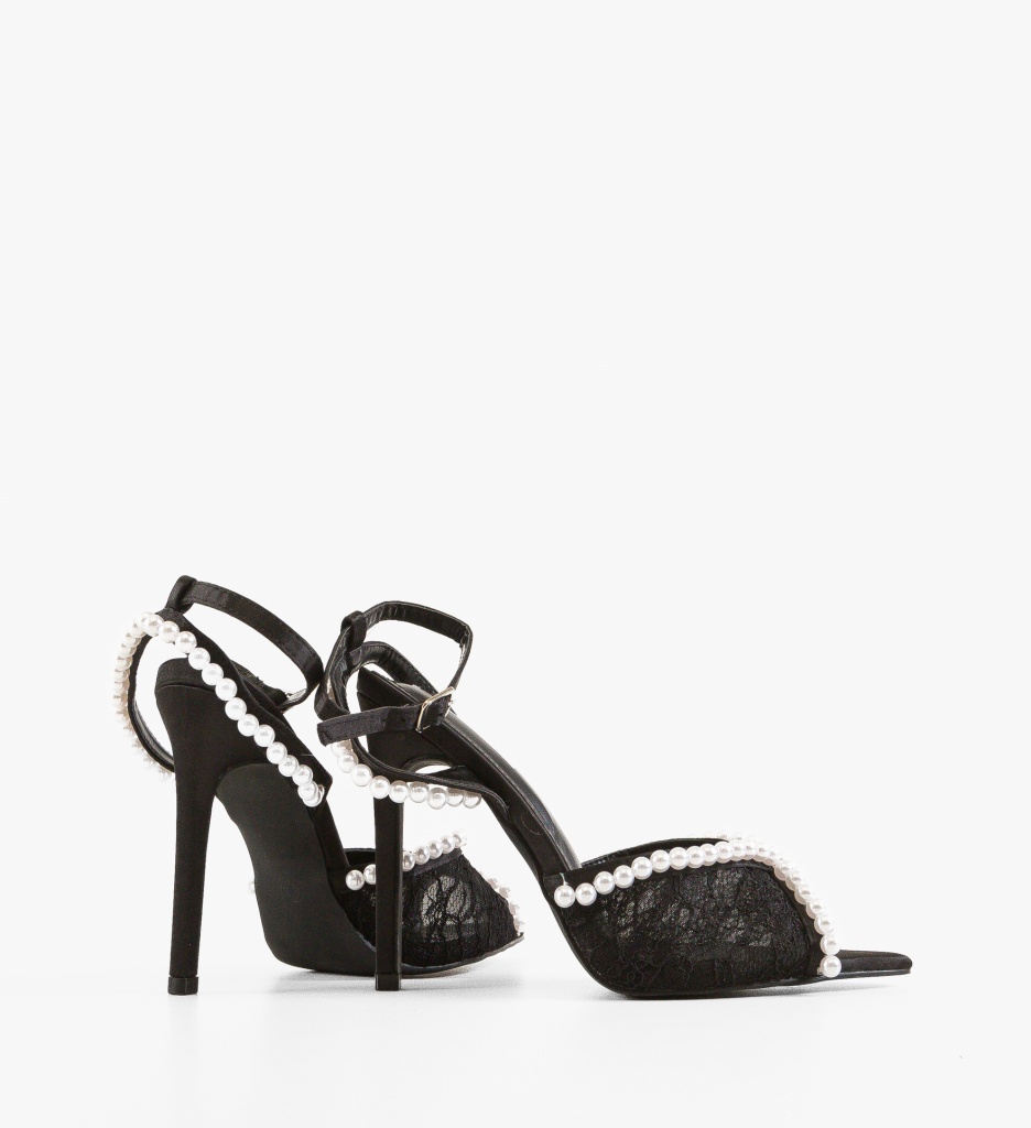 Sandale Dama Natash Negre | Eleganță și Stil - imagine 3