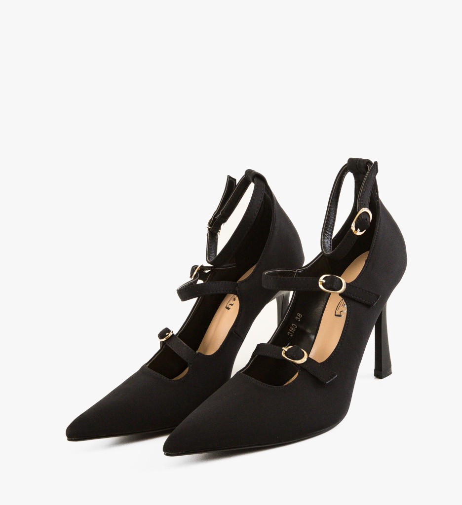 Pantofi cu Toc Safia - Eleganță Neagră - imagine 5