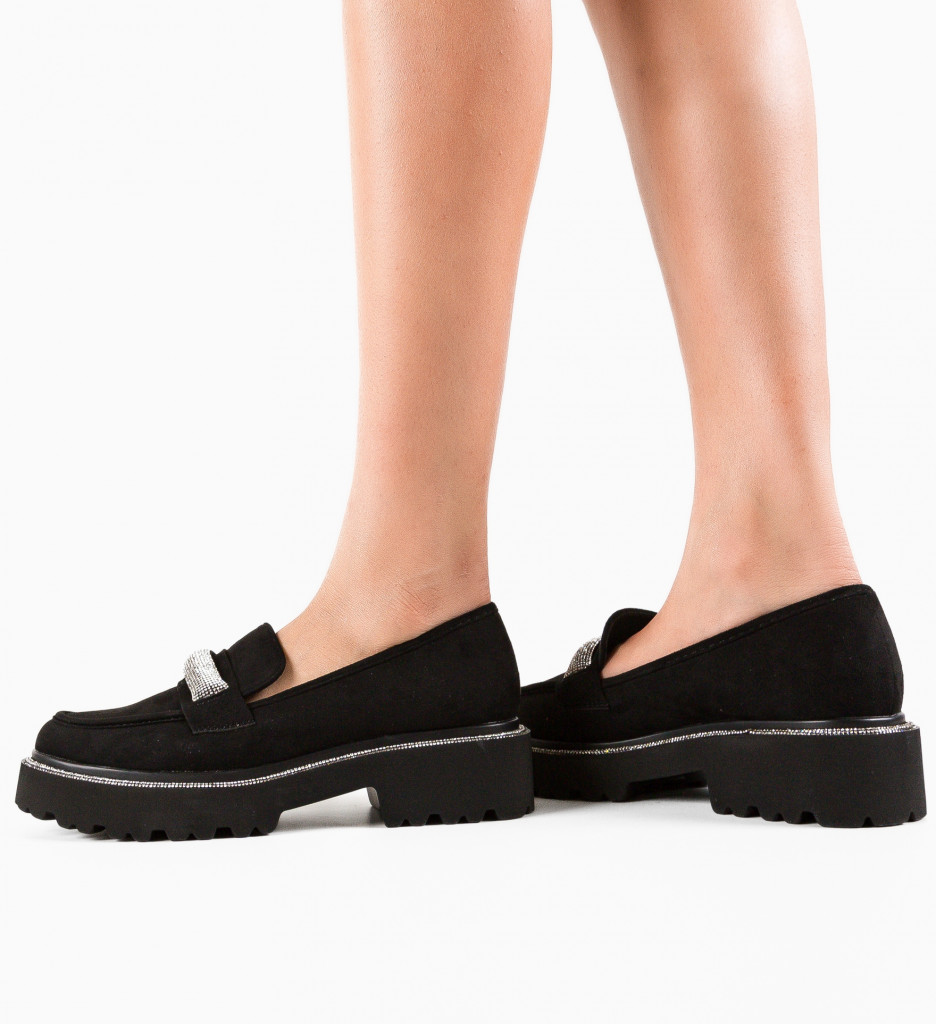 Pantofi Casual Smith Negri | Stilul Tău Zilnic - imagine 3
