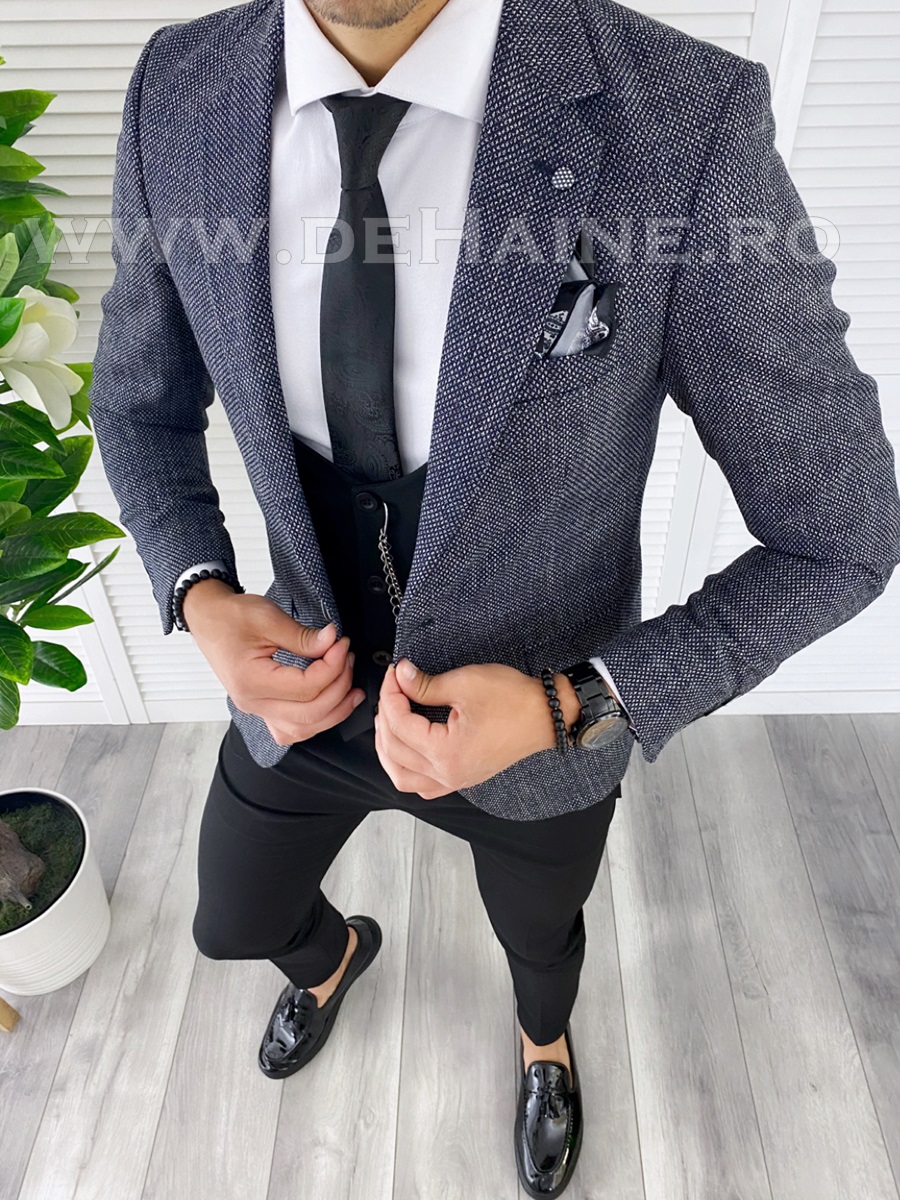 Sacou Barbati Slim Fit Elegant | Office & Evenimente