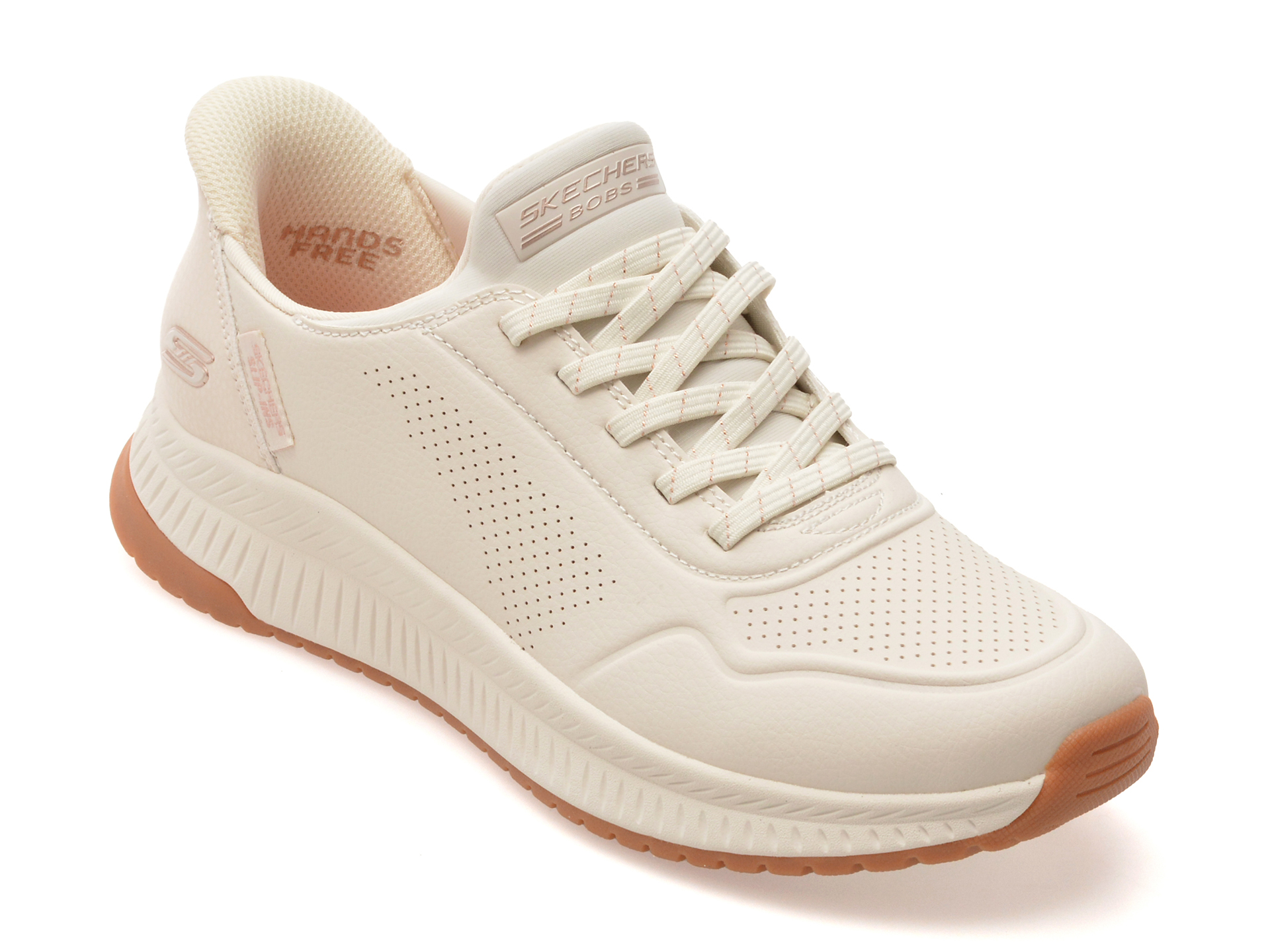 Pantofi Confort Skechers BOBS SQUAD 4 Albi