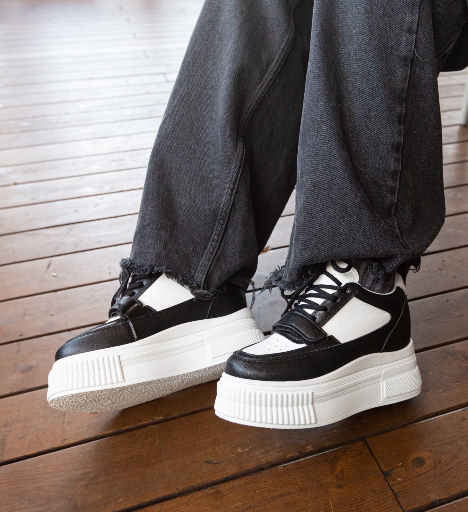 Sneakers Dama Selby Negri | Confort Urban - imagine 3