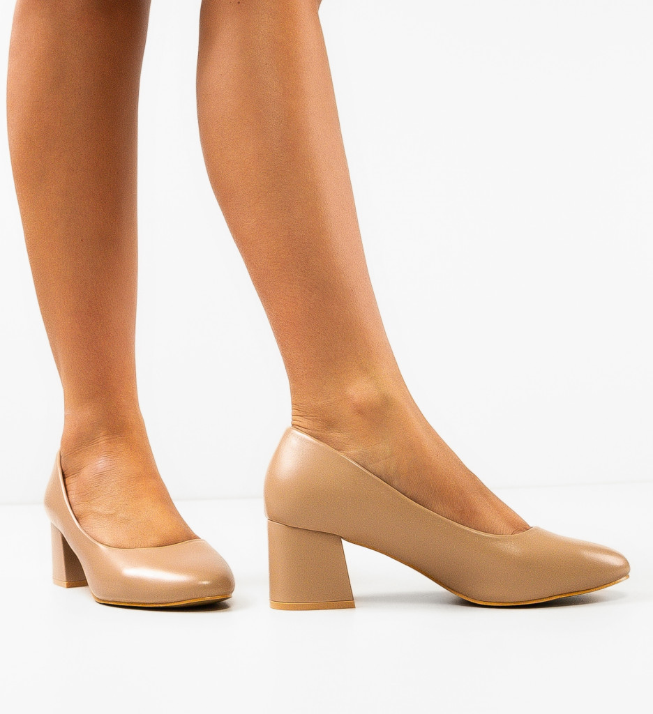 Pantofi Dama Cobb Nude - Eleganță și Confort - imagine 4
