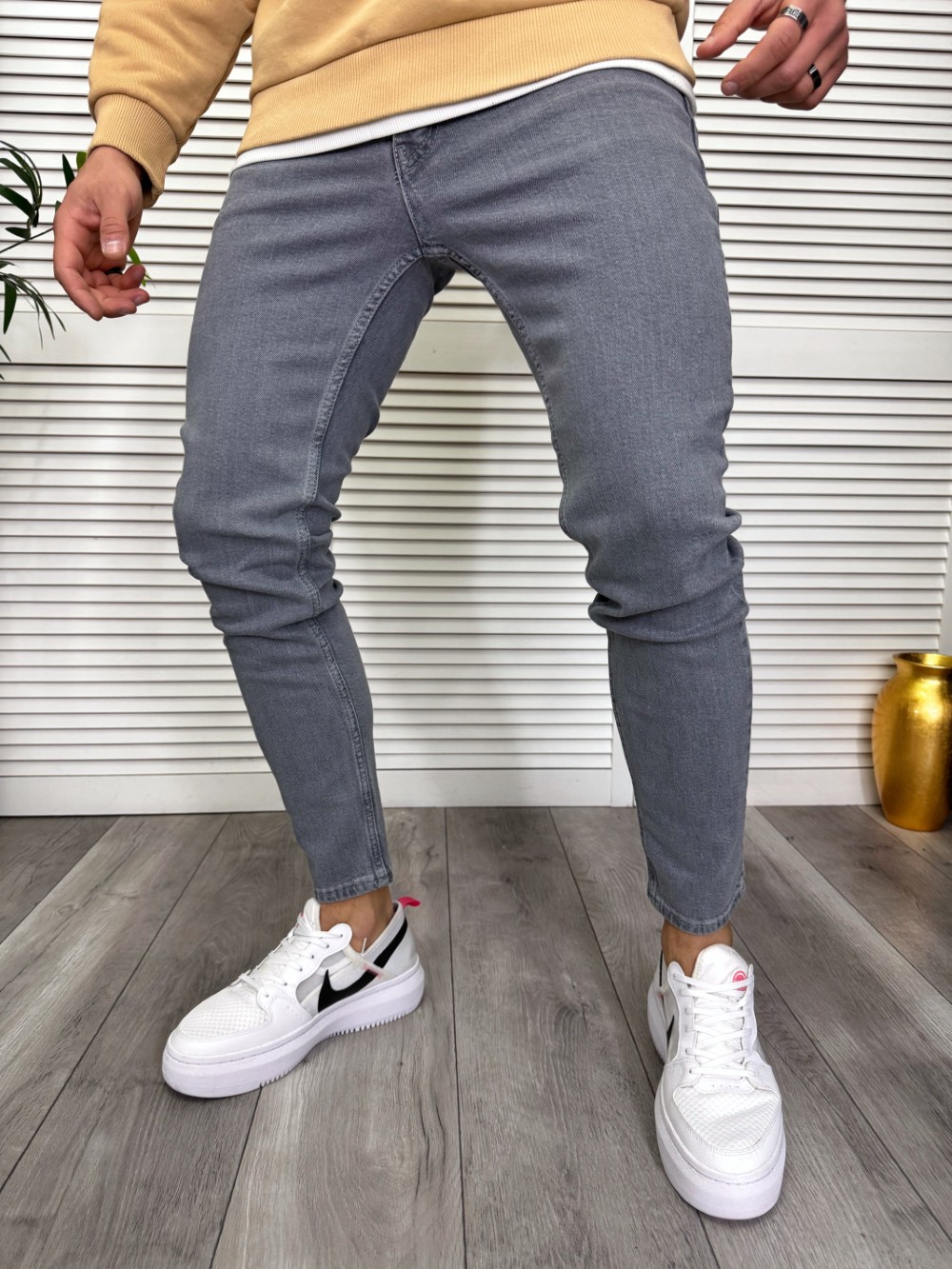 Blugi Barbati Conici Tip Zara | Stil Office & Casual
