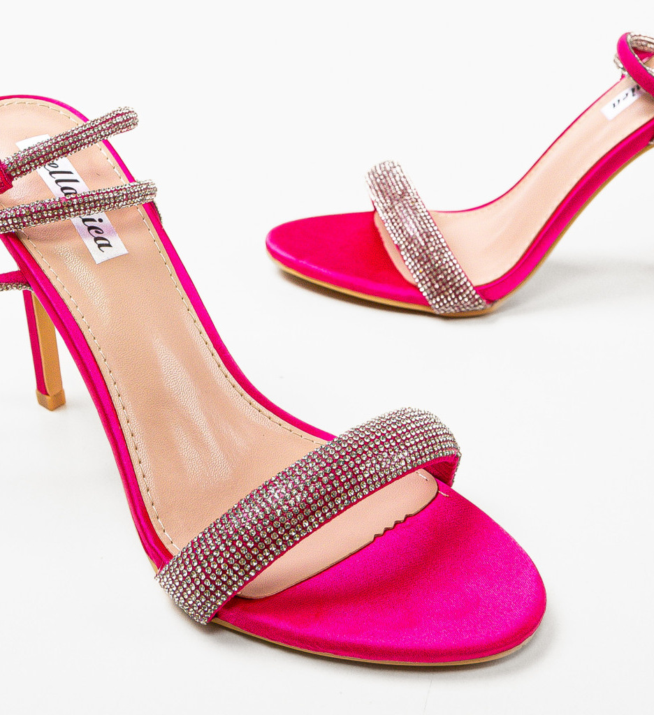 Sandale Toc Fuchsia | Eleganță și Stil - imagine 8