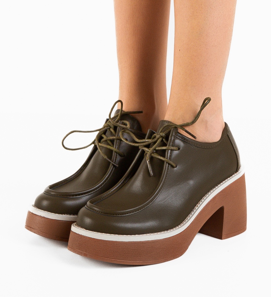 Pantofi Casual Aylmer Verzi - Confort & Stil - imagine 2