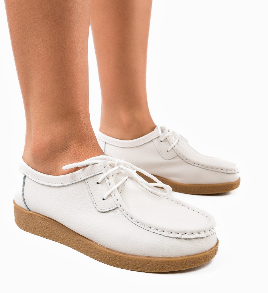 Pantofi Casual Neca Albi | Confort și Stil - imagine 2