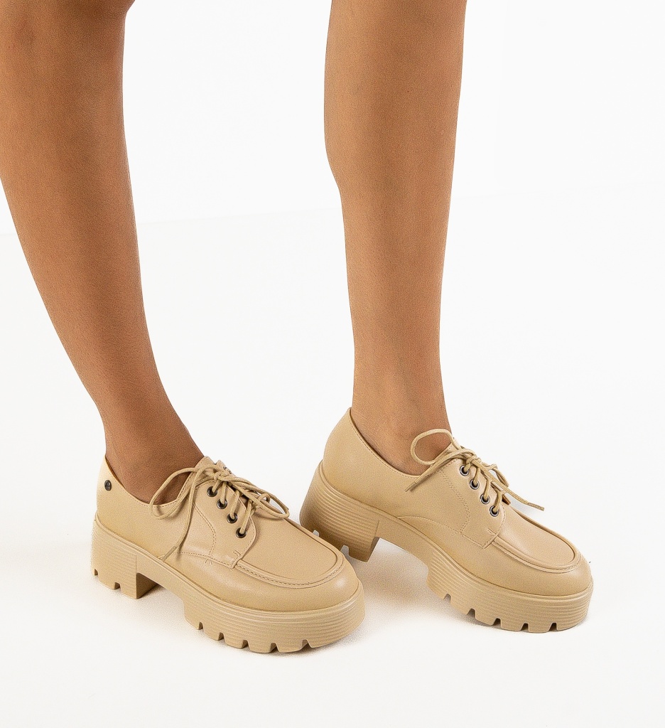 Pantofi Casual Xabier Bej - Confort și Stil - imagine 3