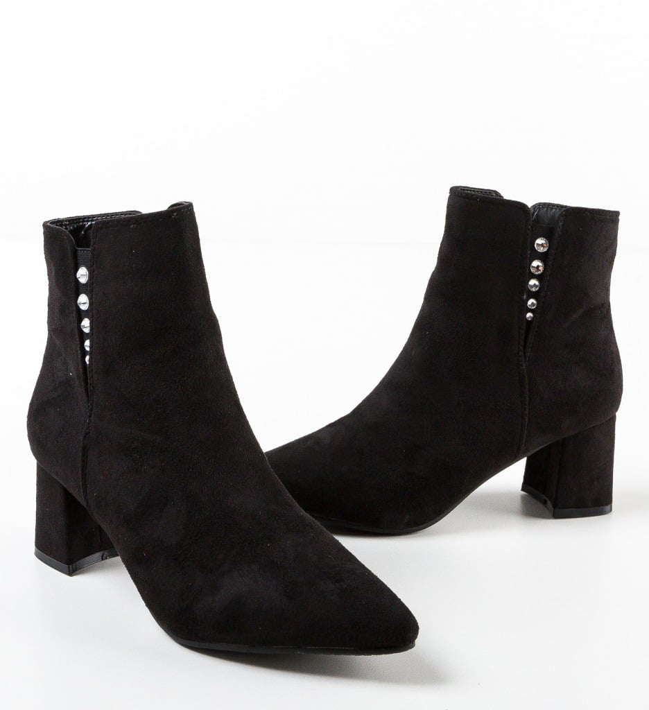 Botine Dama Rezaq Negre | Eleganță și Stil - imagine 16