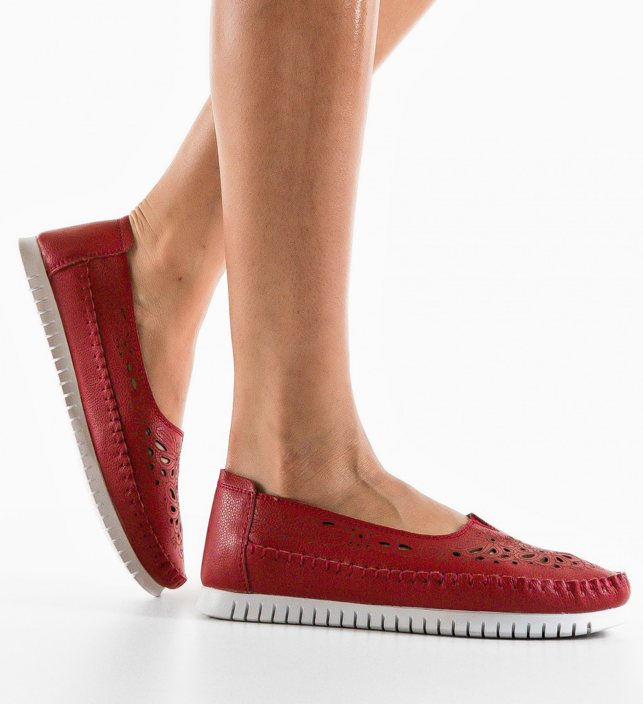 Pantofi Casual Fytay Rosii | Stil și Confort - imagine 3