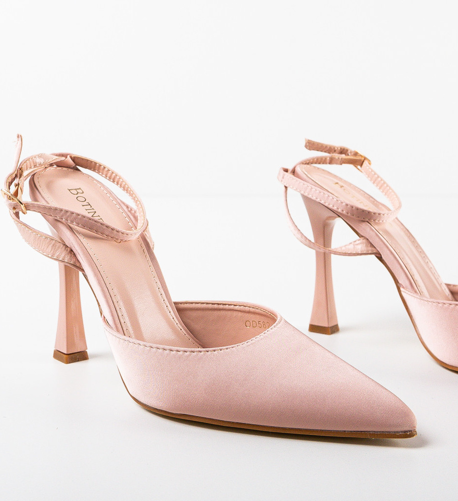Pantofi cu toc Lizor Bej - Eleganți și Moderni - imagine 5