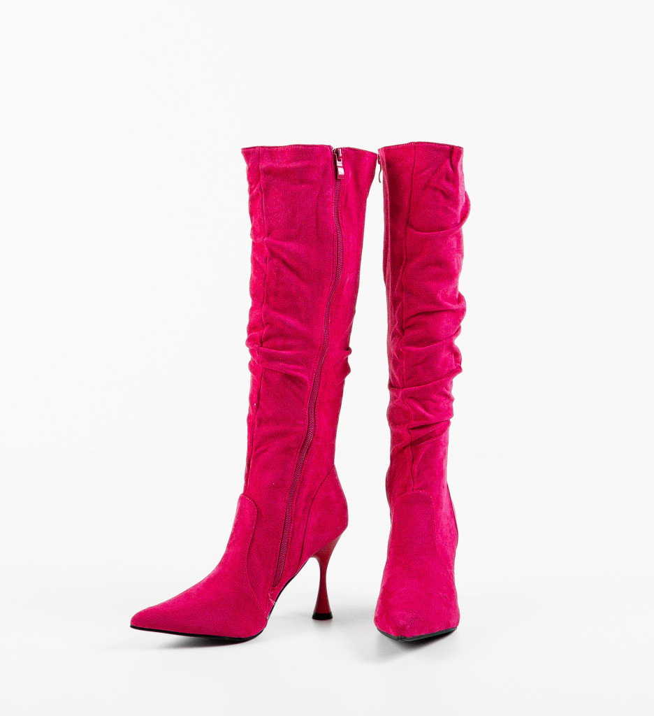 Cizme Dama Klabo Fuchsia - Eleganță și Stil - imagine 6