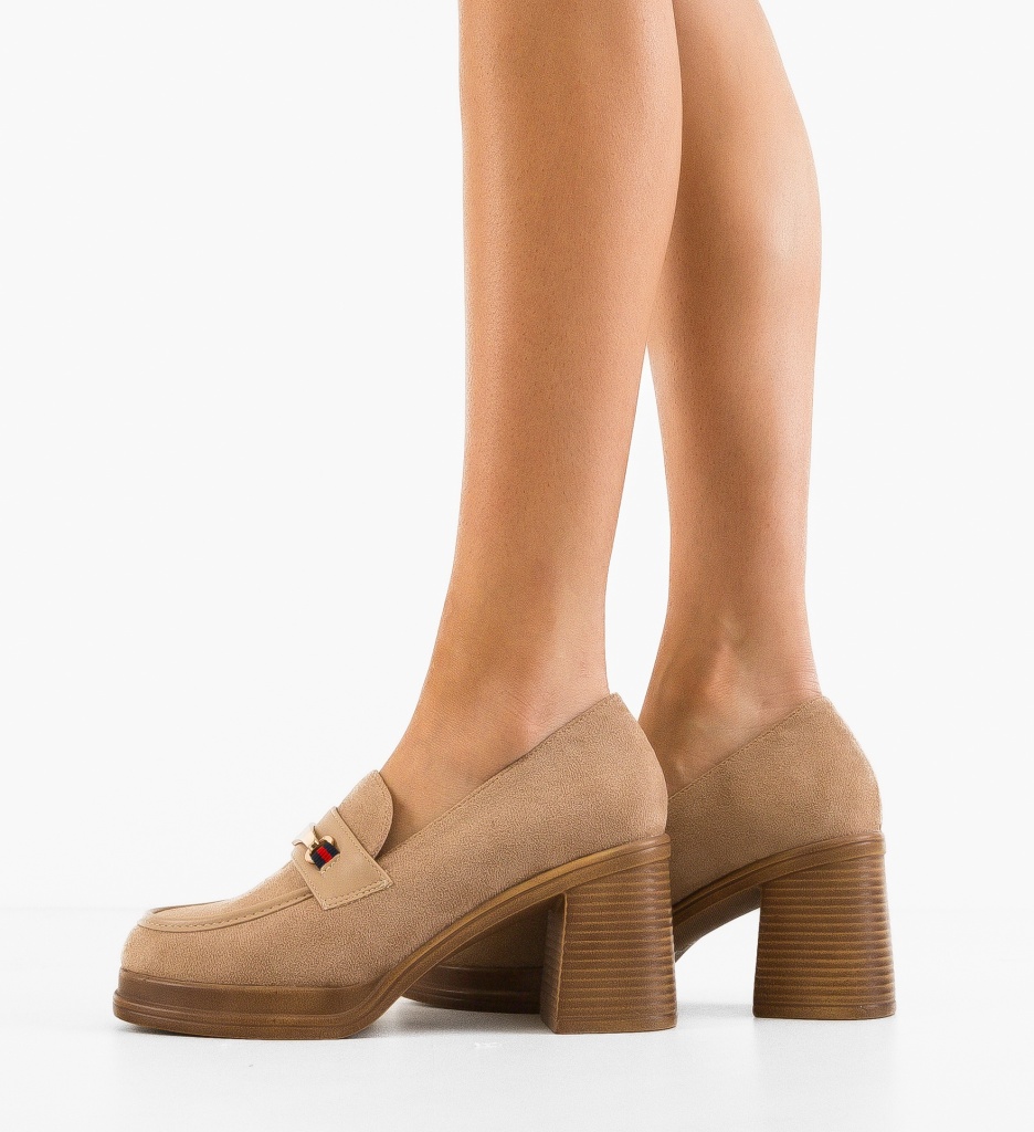 Pantofi Dama Tamlan Khaki | Eleganță Asigurată - imagine 3