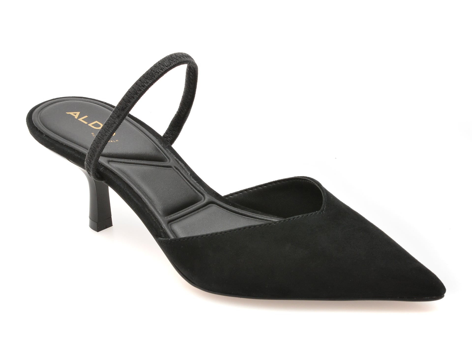 Pantofi ALDO RE-JESSICA, Negru, Piele Întoarsă