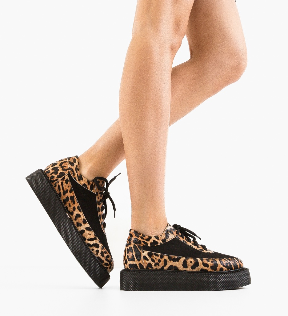 Pantofi Casual Polly Print cu Design Unic - imagine 2