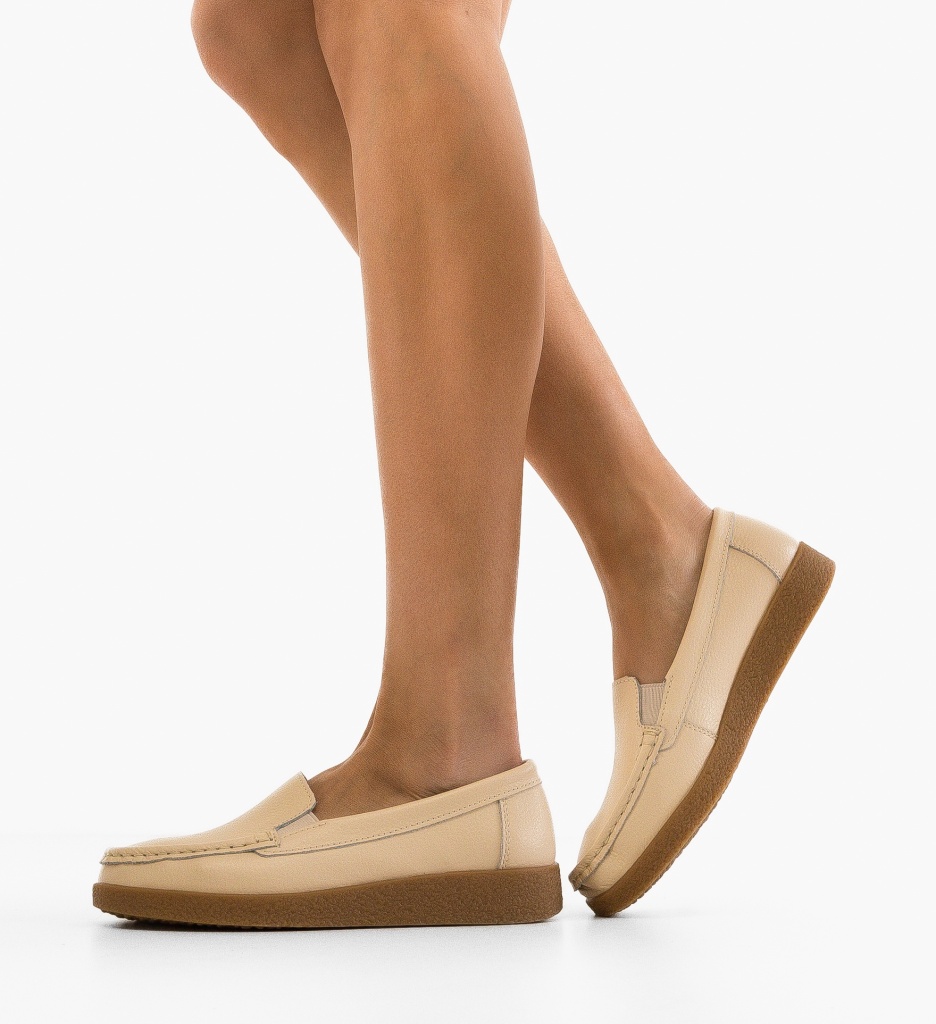 Pantofi Casual Cuzco Albi - Confort și Stil - imagine 3