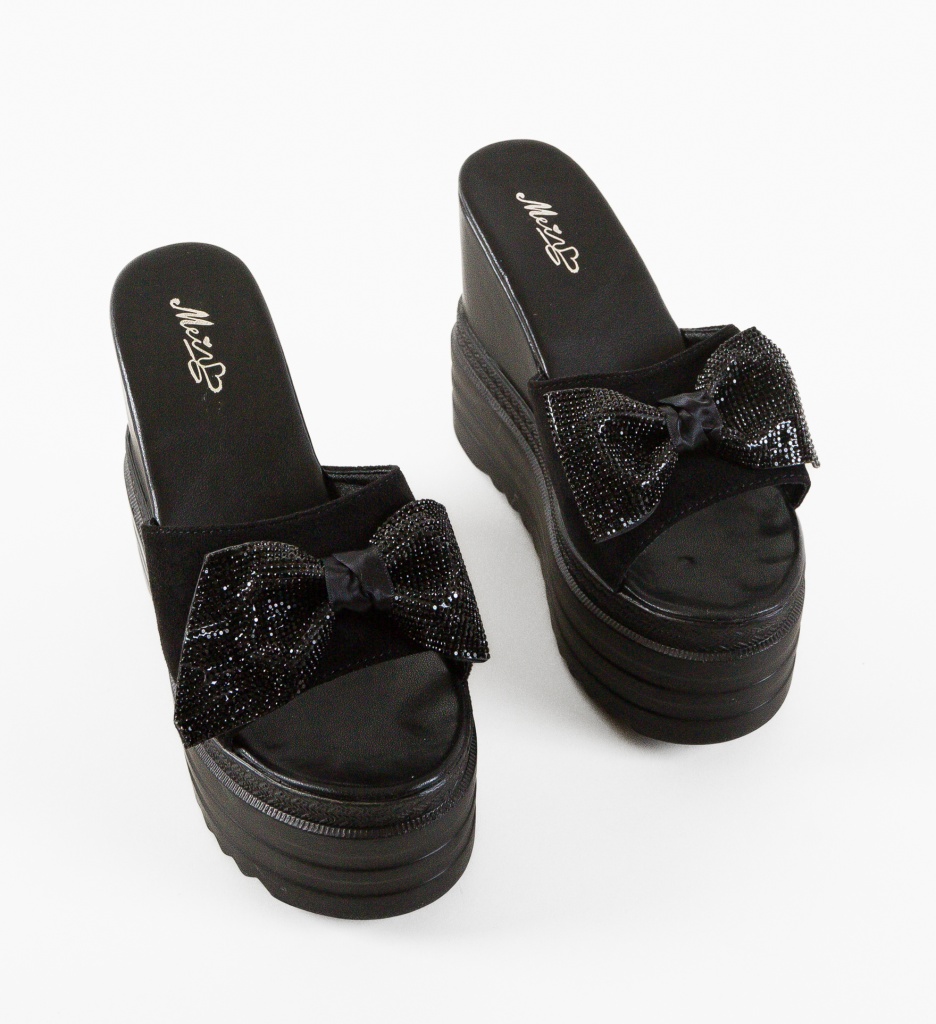 Saboti dama Briel Negre 2 - Eleganta si Confort - imagine 5