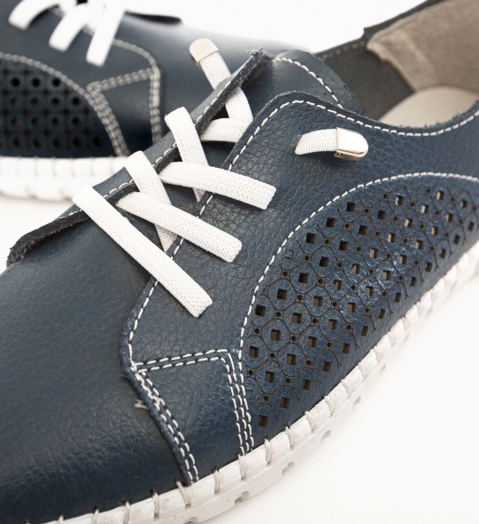 Pantofi Casual Rahima Bleumarin | Confort Zi de Zi - imagine 6