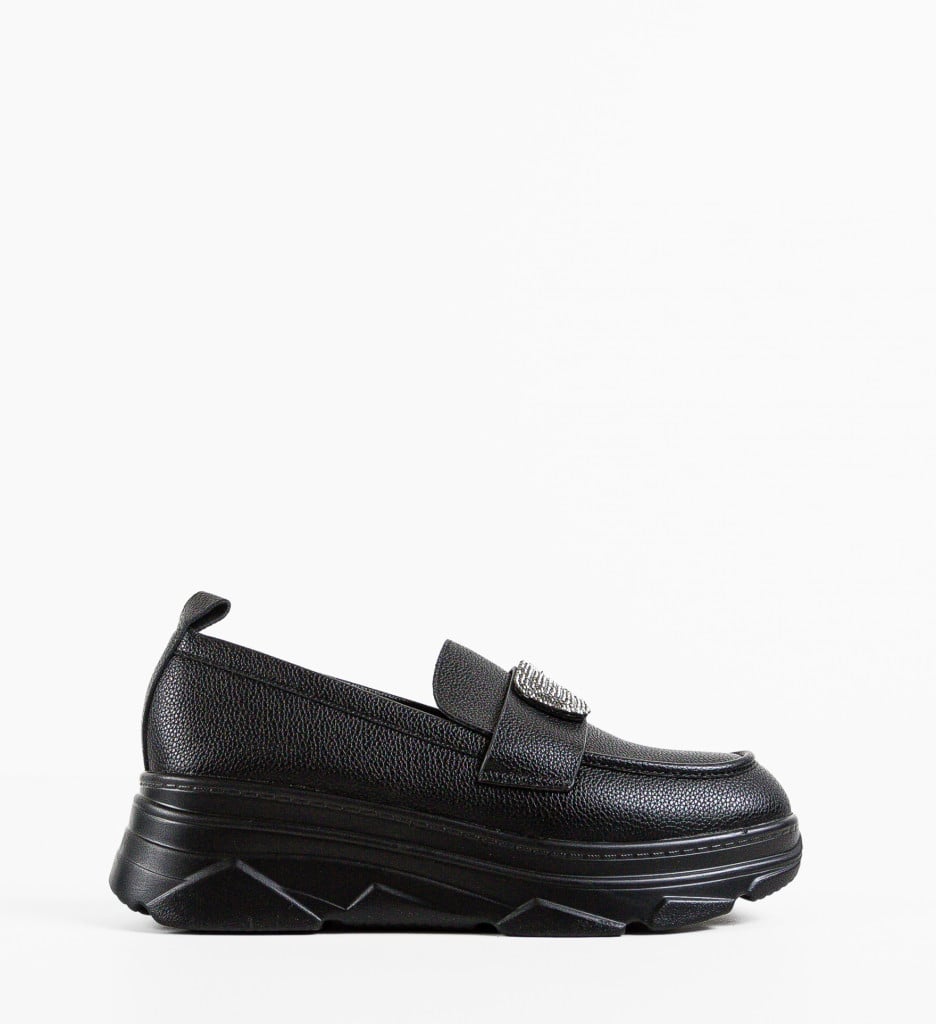 Pantofi Lonaza Negri - Confort și Eleganță Casual - imagine 6