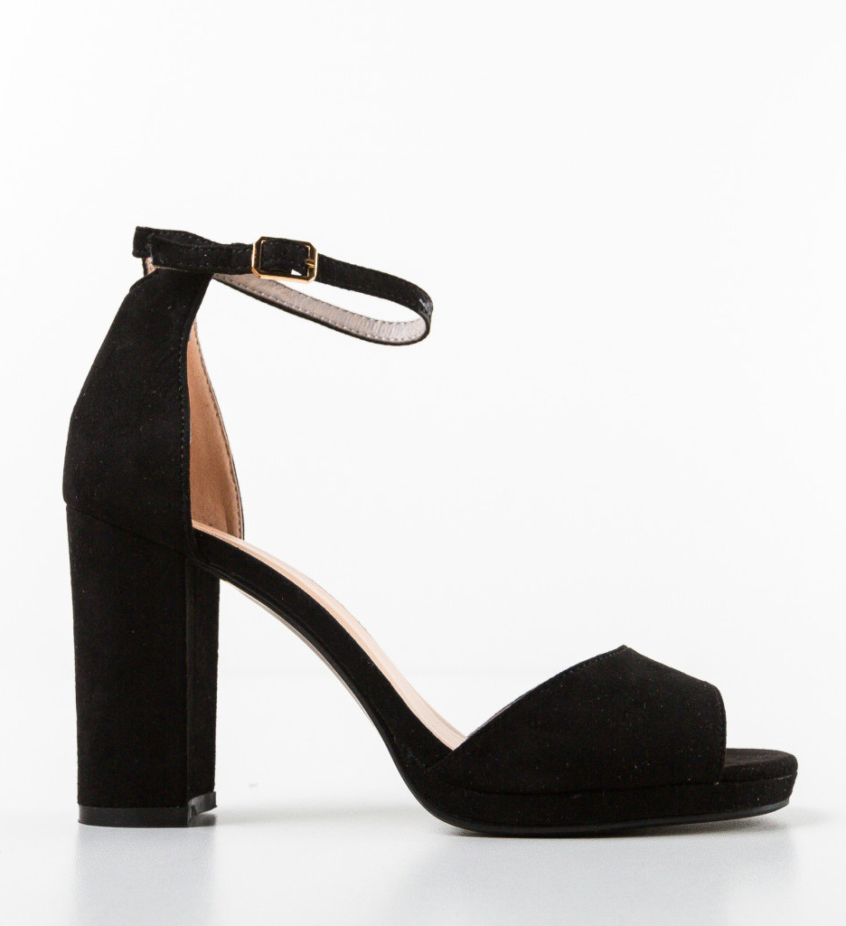 Sandale cu Toc Tango Negre - Eleganță și Stil - imagine 6
