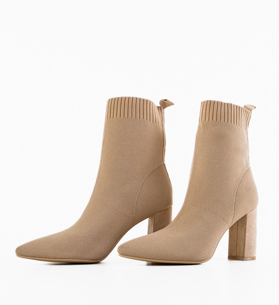 Botine Dama Vlasta Bej | Eleganță și Confort - imagine 5