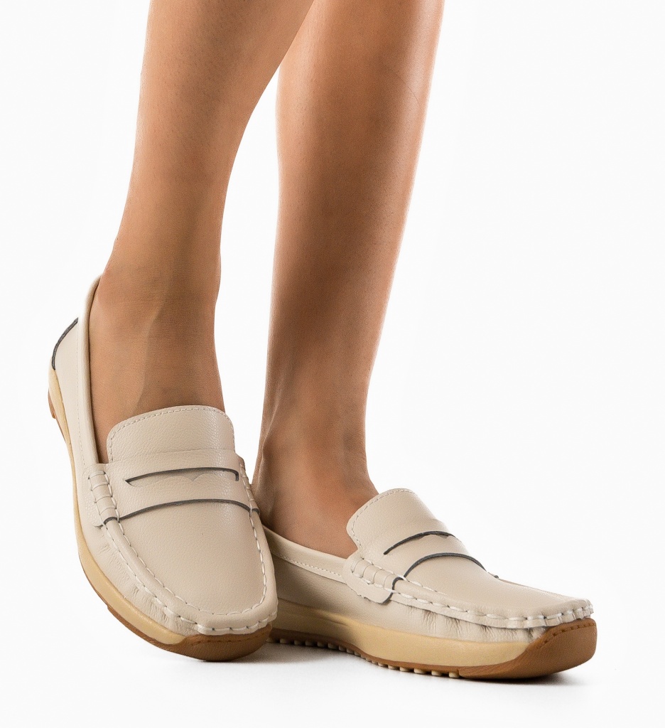 Pantofi Casual Uyteu Bej | Confort & Stil - imagine 2