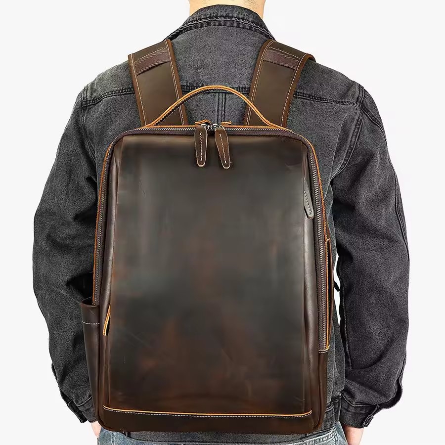 Rucsac Barbati Delis Sylas GT3319 Piele Naturala - imagine 2