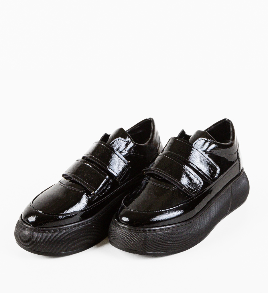 Pantofi Casual Mernera Negri - Confort Zilnic - imagine 7