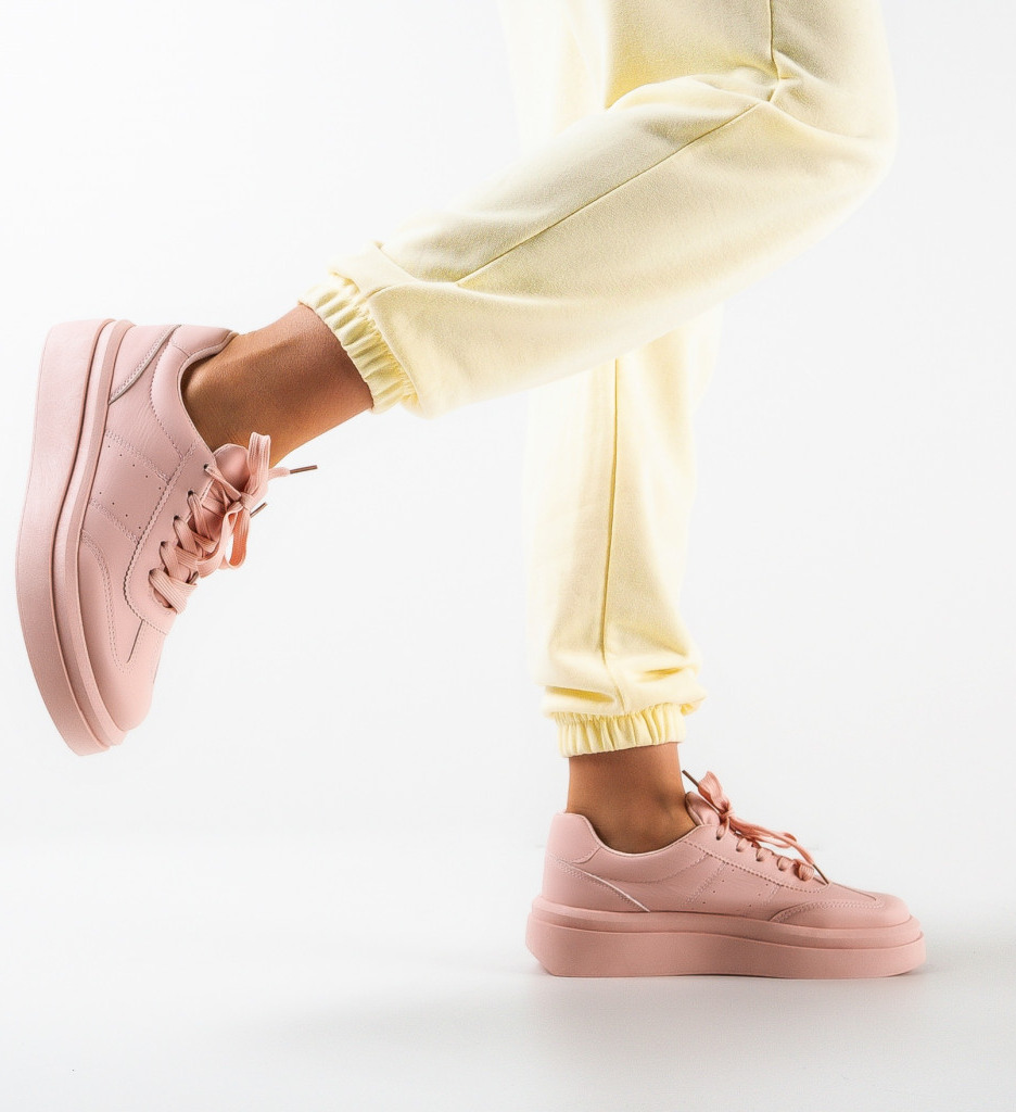 Sneakers Dama Bjorn Roz - Confort și Stil Sport - imagine 2