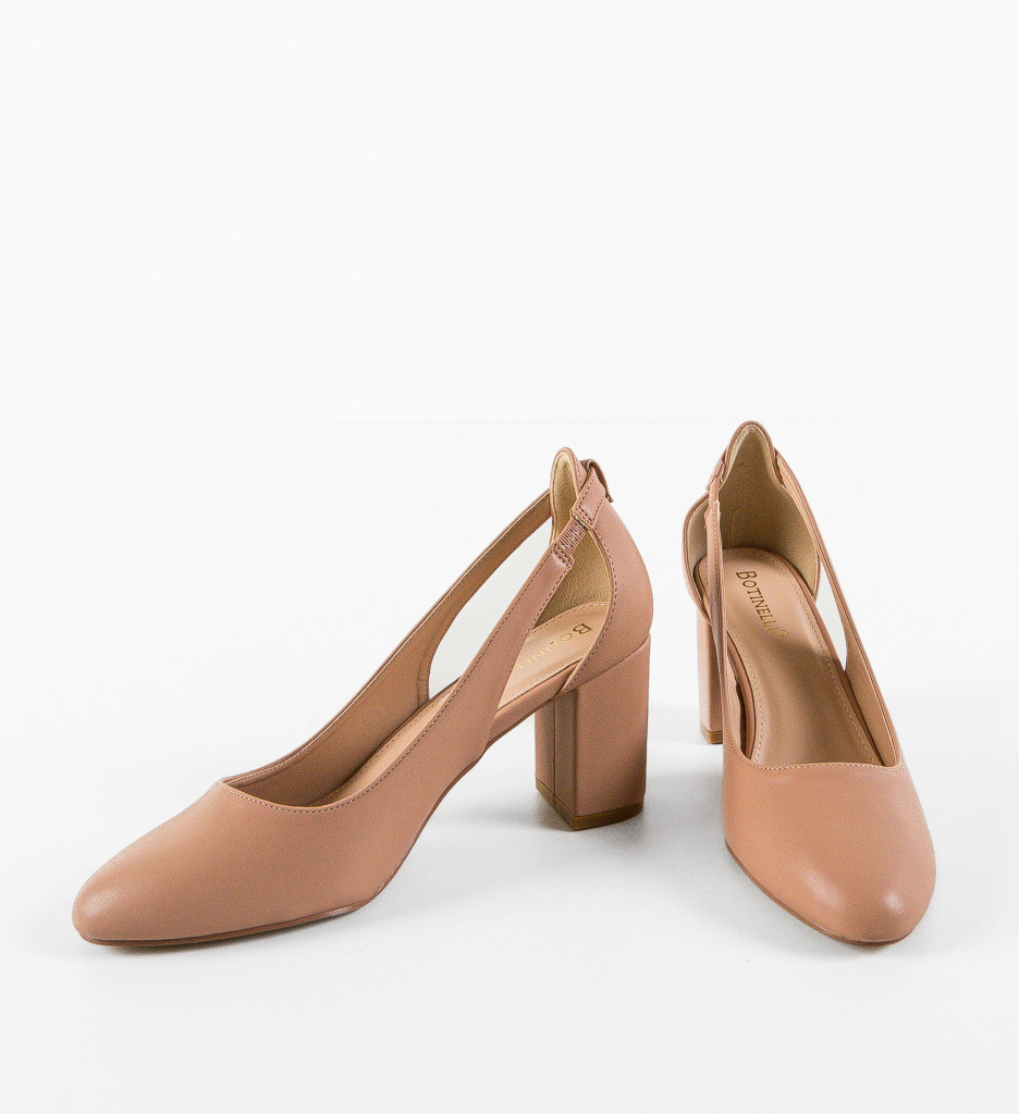 Pantofi Toc Adriama Bej | Eleganță și Stil - imagine 7